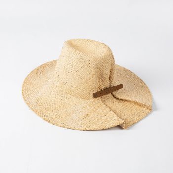 Handmade Double-layer Raffia Straw Jazz Hat for Spring and Summer